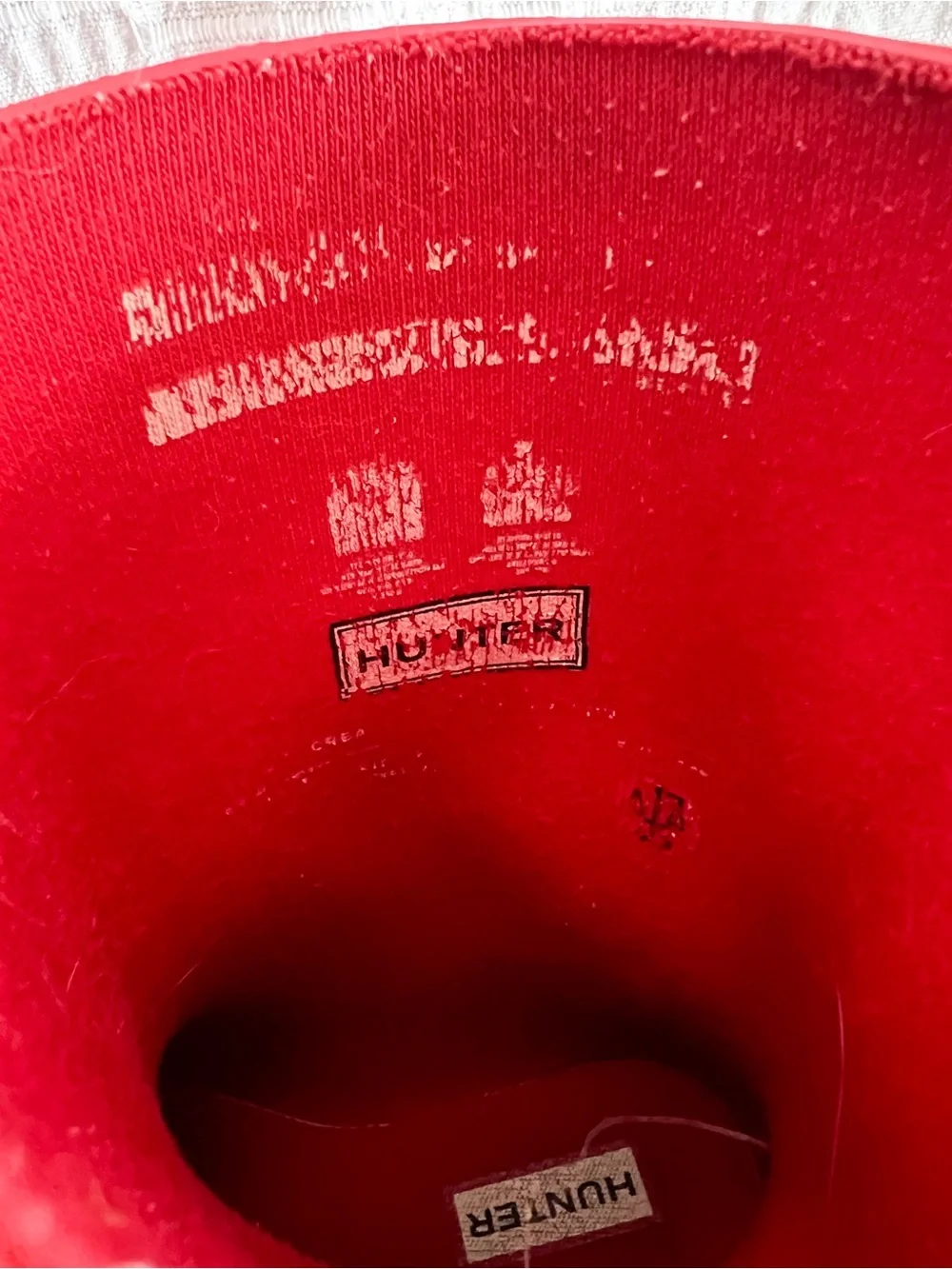 Hunter Bright Red Tall Rain Boots